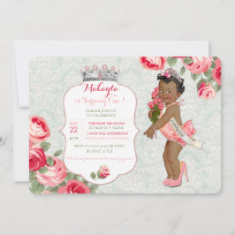 アフリカンアメリカン・ページェントプリンセスベビー 招待状