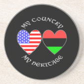 アフリカンアメリカンUSAカントリー伝統コースター コースター (正面)