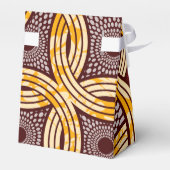 アフリカンアンカラキテンゲ金ゴールドフローラ フェイバーボックス (裏面サイド)