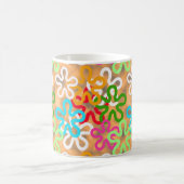 アフリカンアンカラパターンデザイン コーヒーマグカップ (中央)