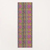 アフリカンアンカラ泥インスパイア布 | 2つのデザイン ヨガマット (正面)