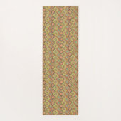 アフリカンアンカラ泥インスパイア布 | 2つのデザイン ヨガマット (裏面)