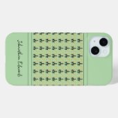 アフリカンアートシルエットお祝い Case-Mate iPhoneケース (裏面 (横))