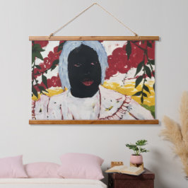 アフリカンアートタペストリー 吊り下げ型タペストリー