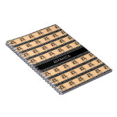 アフリカンアート、お祝い ノートブック (右側)