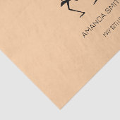 アフリカンアート、シルエットお祝いダンサー 薄葉紙 (詳細)