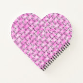 アフリカンアート、シルエットトロピカルココナッツツリー ノートブック (裏面)