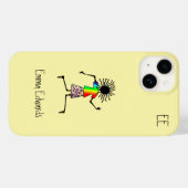 アフリカンアート、ハピネス・ミュージック Case-Mate iPhoneケース (裏面 (横))