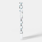アフリカンアート、ブルートロピカルフローラ Case-Mate iPhoneケース (裏面 / 左)