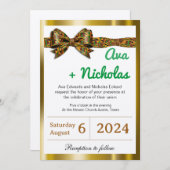 アフリカンインビテーションシリーズ 招待状 (正面/裏面)