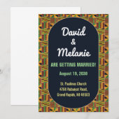 アフリカンインビテーションシリーズ 招待状 (正面/裏面)