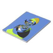 アフリカンウーマンベクトルデザインアートプリント ノートパッド (回転)