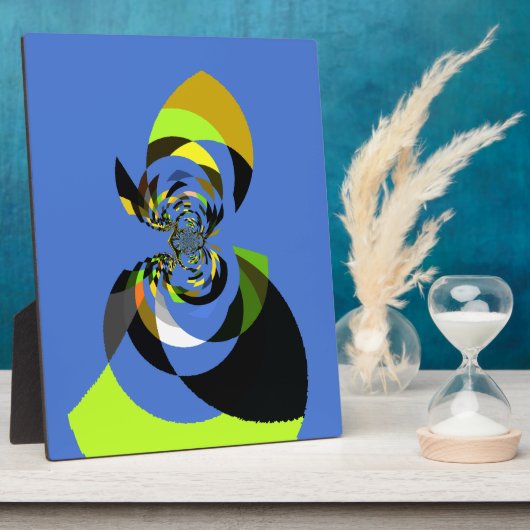 アフリカンウーマンベクトルデザインアートプリント フォトプラーク (側面)