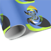 アフリカンウーマンベクトルデザインアートプリント ラッピングペーパー (ロールコーナー)