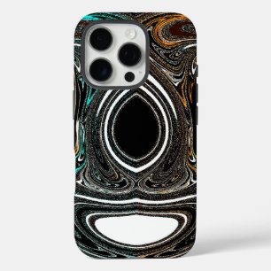 アフリカンエスニックドゥードル|シマウマテクスチャード抽象芸術 iPhone 16 PROケース