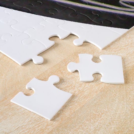 アフリカンエレファントアートプリント ジグソーパズル (側面)