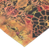 アフリカンガールとキリン・タブレクロス テーブルクロス (アングル)