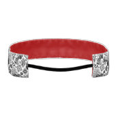 アフリカンガールポートレートトライバルタトゥー アスレチックヘッドバンド (裏面)