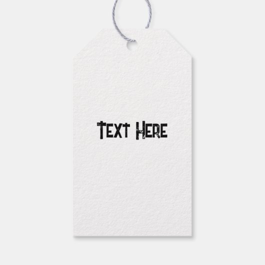 アフリカンガールポートレートトライバルタトゥー ギフトタグ (裏面)