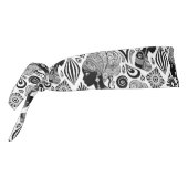 アフリカンガールポートレートトライバルタトゥー タイヘッドバンド (回転270)