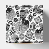 アフリカンガールポートレートトライバルタトゥー フェイバーボックス (上部)