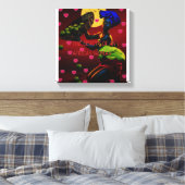 アフリカンキャンバス印刷 キャンバスプリント (インサイチュ (寝室))