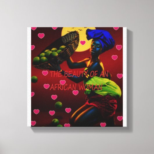 アフリカンキャンバス印刷 キャンバスプリント (正面)