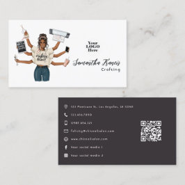 アフリカンクラフトクイーンブランディング 名刺