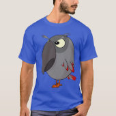 アフリカングレイのオウム Tシャツ (正面)