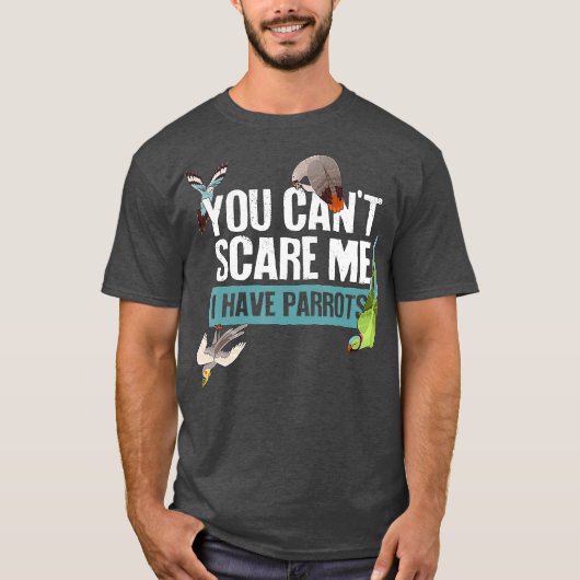 アフリカングレーパレーケットコケイテル Tシャツ (正面)