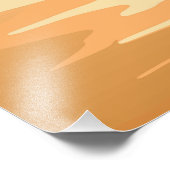 アフリカンサバンナで象のベビーが幸せにジャンプ フォトプリント            (角)