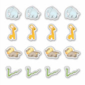 アフリカンサバンナコレクションキスカットシール シール (正面)