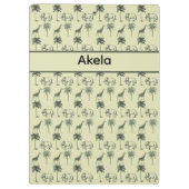 アフリカンサバンナパタカスタムン クリップボード (裏面)