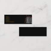 アフリカンサファリの名刺 スキニー名刺 (正面/裏面)