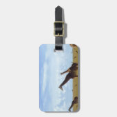 アフリカンサファリギラフェス ラゲッジタグ (正面縦)