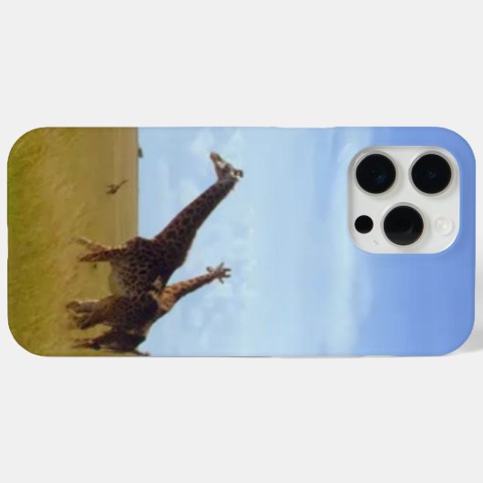 アフリカンサファリギラフェス Case-Mate iPhoneケース (裏面 (横))