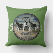 アフリカンサファリニースラブル クッション (正面)