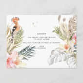 アフリカンサファリフローラ |メイド・オブ・オーナー（花嫁付き添い人） ポストカード (裏面)