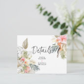 アフリカンサファリ結婚のゲスト詳細エンクロージャ エンクロージャーカード (スタンド正面)