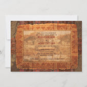 アフリカンサファリ結婚式招待状 招待状 (裏面)