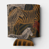 アフリカンサファリ：ゼブラヴィンテージデザイン 缶クーラー (裏面)