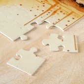 アフリカンサンセットサファリウォールアート ジグソーパズル (側面)