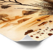 アフリカンサンセットサファリウォールアート ポスター (コーナー)