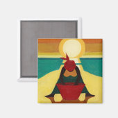 アフリカンサンセット2009 マグネット (正面/裏面)