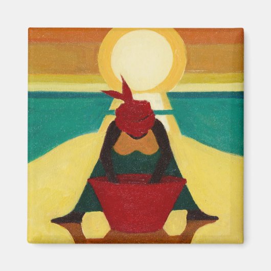 アフリカンサンセット2009 マグネット (正面)