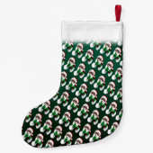 アフリカンサンタストッキングカスタムストッキング スモールクリスマスストッキング (裏面)