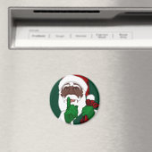 アフリカンサンタマグネットおもしろいサンタデコール&ギフト マグネット (インサイチュ (食洗機))