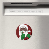 アフリカンサンタマグネットおもしろいサンタデコール&ギフト マグネット (インサイチュ (食洗機))