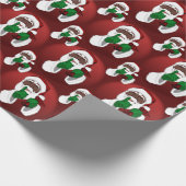 アフリカンサンタラッピング紙クリスマス紙 ラッピングペーパー (角)