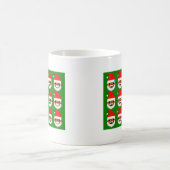 アフリカンサンタ絵文字 コーヒーマグカップ (中央)